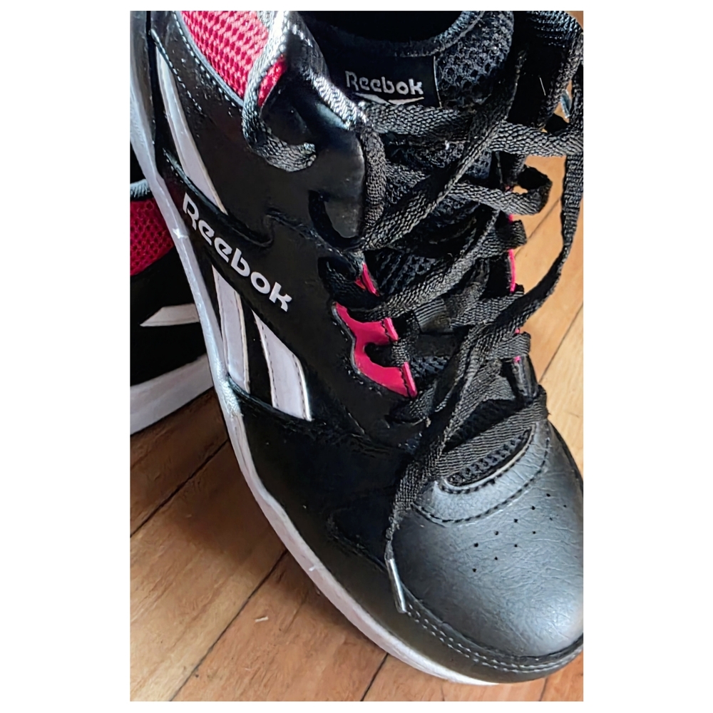 Reebok Black and Black High-Top Sneakers